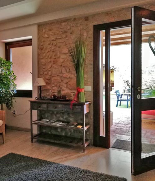 Entrada a la casa