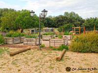 Fotografies del corral i de l'hort ecològic de Cal Sabater d'Ordis