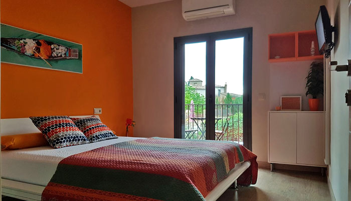 Habitació Cuir - taronja